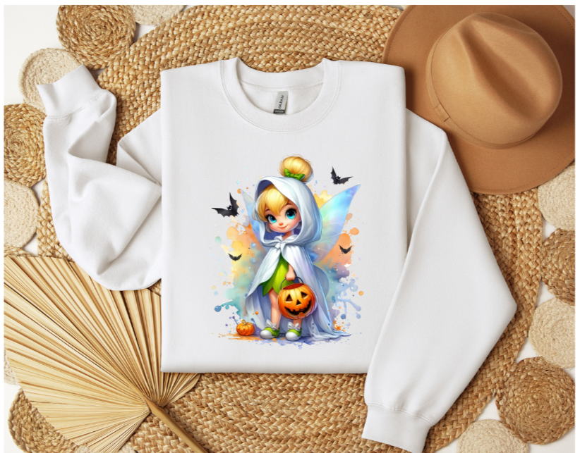 Tinkerbell Halloween young Crewneck