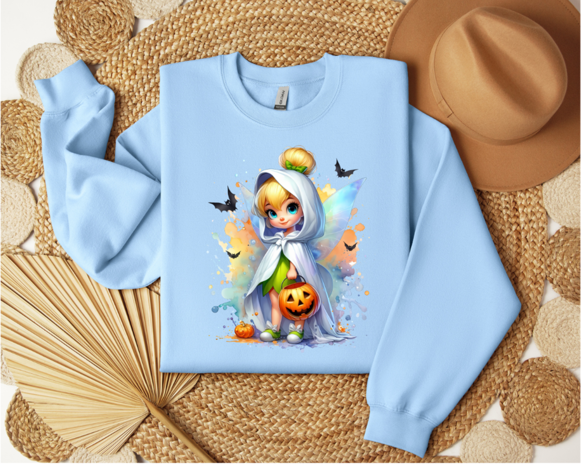 Tinkerbell Halloween young Crewneck