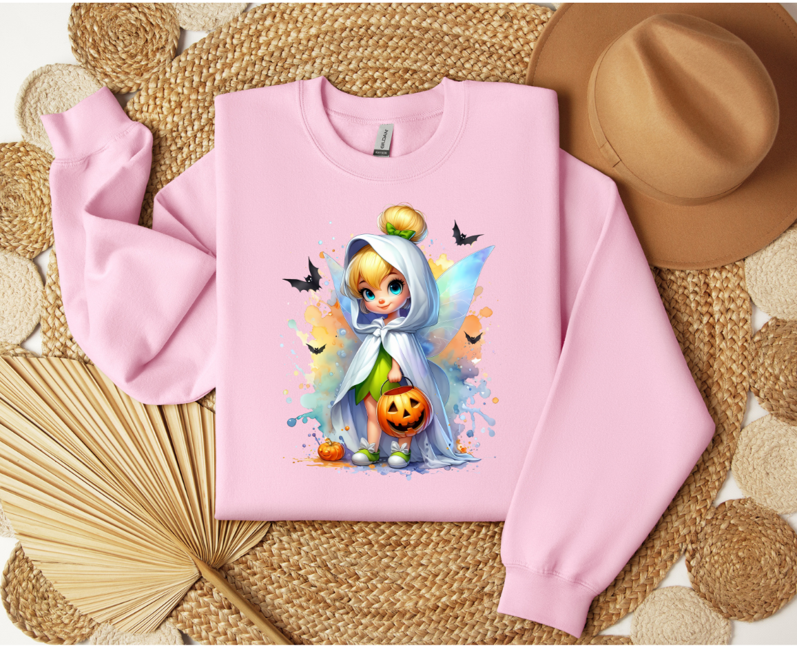 Tinkerbell Halloween young Crewneck