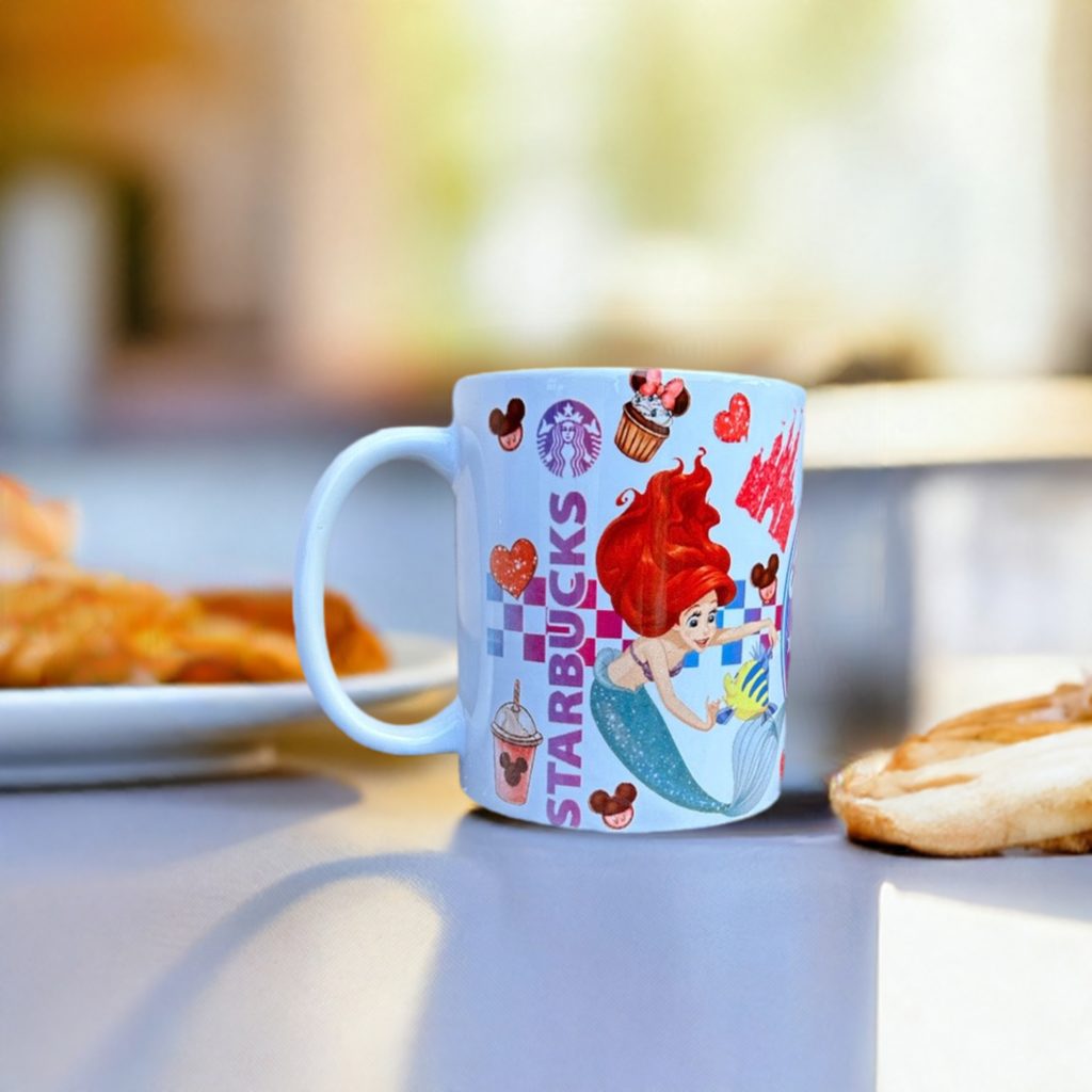 Cute Ariel Mermaid Coffee Mug